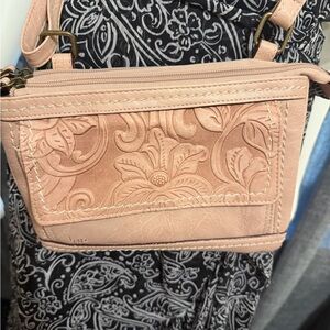 BOC Handbag Women Shoulder Bag Crossbody Purse Light Pink